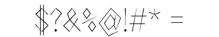 NaNRageZippCnd Thin Font OTHER CHARS