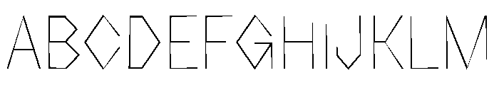 NaNRageZippCnd Thin Font UPPERCASE