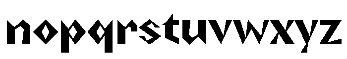 NaNRageZippNr Bd Font LOWERCASE