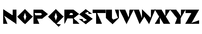 NaNRageZippNr Blk Font UPPERCASE