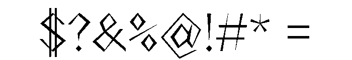 NaNRageZippNr Lt Font OTHER CHARS