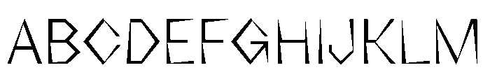 NaNRageZippNr Lt Font UPPERCASE