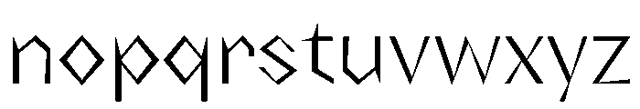 NaNRageZippNr Lt Font LOWERCASE