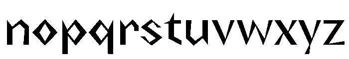 NaNRageZippNr Med Font LOWERCASE
