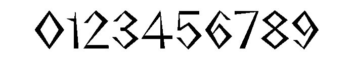 NaNRageZippNr Reg Font OTHER CHARS