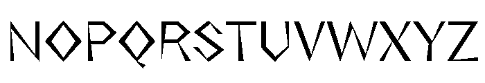 NaNRageZippNr Reg Font UPPERCASE