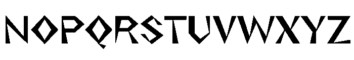 NaNRageZippNr SemiBd Font UPPERCASE