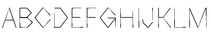 NaNRageZippNr Thin Font UPPERCASE