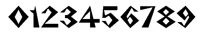 NaNRageZippStd Bd Font OTHER CHARS