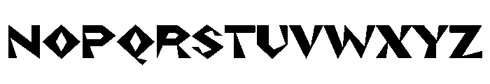 NaNRageZippStd ExtraBd Font UPPERCASE