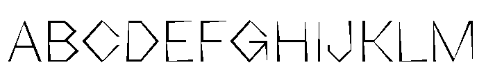 NaNRageZippStd ExtraLt Font UPPERCASE