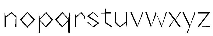 NaNRageZippStd ExtraLt Font LOWERCASE