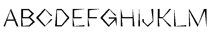 NaNRageZippStd Lt Font UPPERCASE