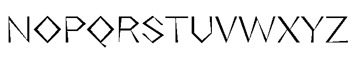 NaNRageZippStd Lt Font UPPERCASE
