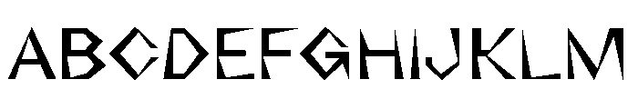 NaNRageZippStd Med Font UPPERCASE