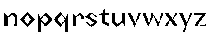 NaNRageZippStd Med Font LOWERCASE