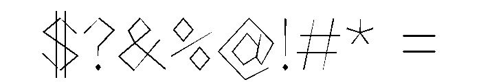NaNRageZippStd Thin Font OTHER CHARS