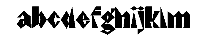 NaNRageZippXCnd Blk FONT