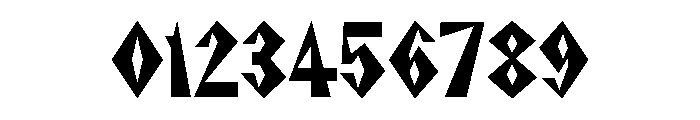 NaNRageZippXCnd ExtraBd Font OTHER CHARS
