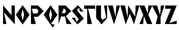 NaNRageZippXCnd ExtraBd Font UPPERCASE