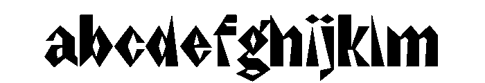 NaNRageZippXCnd ExtraBd FONT