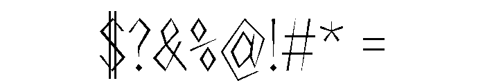 NaNRageZippXCnd ExtraLt Font OTHER CHARS