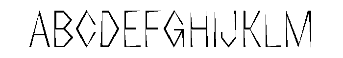 NaNRageZippXCnd ExtraLt Font UPPERCASE