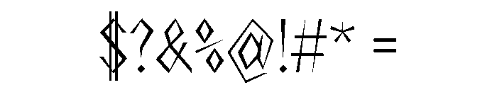 NaNRageZippXCnd Lt Font OTHER CHARS
