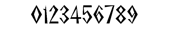 NaNRageZippXCnd Med Font OTHER CHARS
