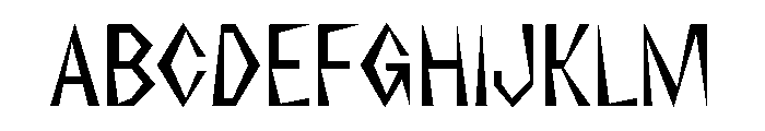 NaNRageZippXCnd Med Font UPPERCASE