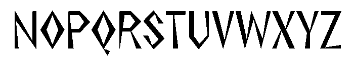 NaNRageZippXCnd Med Font UPPERCASE