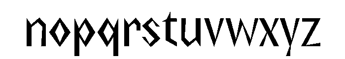NaNRageZippXCnd Med Font LOWERCASE