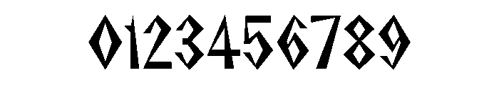 NaNRageZippXCnd SemiBd Font OTHER CHARS