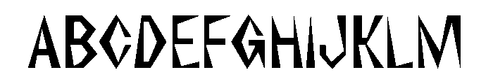 NaNRageZippXCnd SemiBd Font UPPERCASE