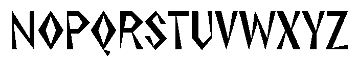NaNRageZippXCnd SemiBd Font UPPERCASE