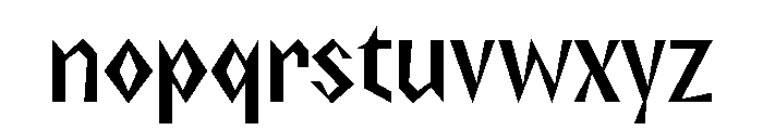 NaNRageZippXCnd SemiBd Font LOWERCASE