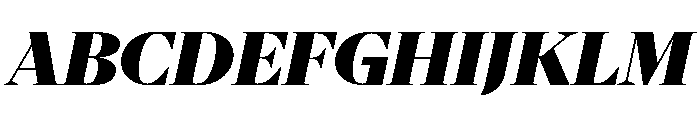 NaNSerfADisplay BlackItalic Font UPPERCASE