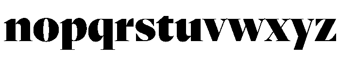 NaNSerfADisplay Black Font LOWERCASE