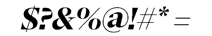 NaNSerfADisplay BoldItalic Font OTHER CHARS