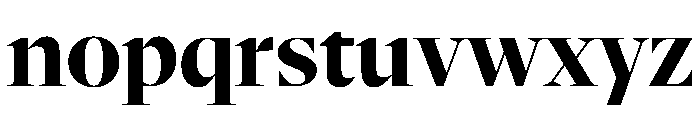 NaNSerfADisplay Bold Font LOWERCASE