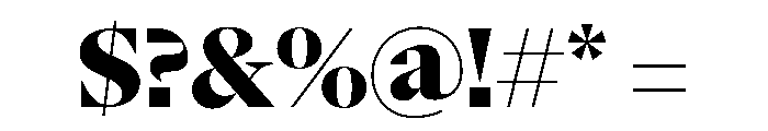NaNSerfADisplay ExtraBold Font OTHER CHARS