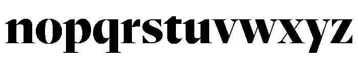 NaNSerfADisplay ExtraBold Font LOWERCASE