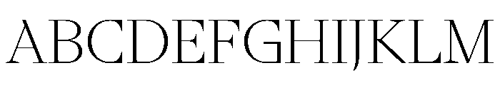 NaNSerfADisplay ExtraLight Font UPPERCASE
