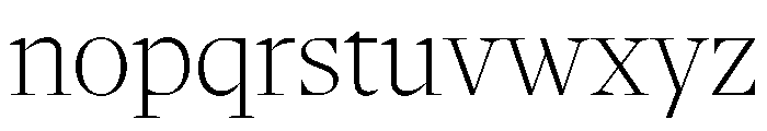 NaNSerfADisplay ExtraLight Font LOWERCASE