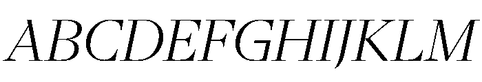 NaNSerfADisplay LightItalic Font UPPERCASE