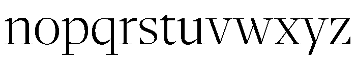 NaNSerfADisplay Light Font LOWERCASE