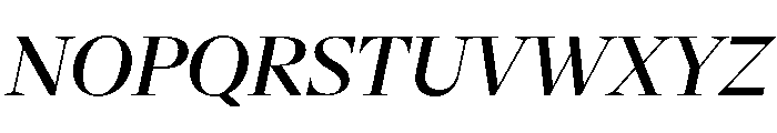 NaNSerfADisplay MediumItalic Font UPPERCASE
