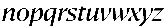 NaNSerfADisplay MediumItalic Font LOWERCASE