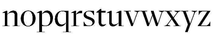 NaNSerfADisplay Regular Font LOWERCASE