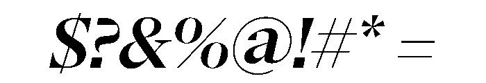 NaNSerfADisplay SemiboldItalic Font OTHER CHARS